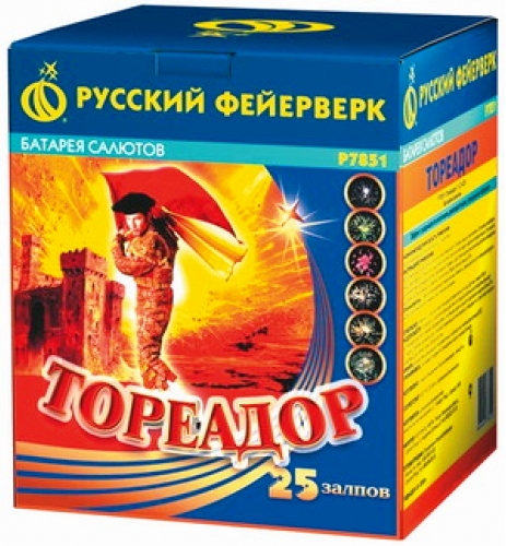 Фейерверк - батарея салютов Тореадор